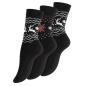 Preview: Damen Kniestrümpfe oder Socken mit Norweger-Muster – 2er / 3er Pack
