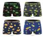 Preview: Boxershorts 4er Pack Herren Boxershorts bunter Mix, M - 2 XL, Baumwolle mit Logoschriftzug am Wäschebund