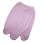 Preview: TOKER COLLECTION® Jerseyhose Baby Hose mit Fuß, Gr. 62/68, 100% Baumwolle, 2 Farben (Packung, 2er-Pack) Gummibund