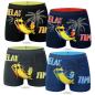 Preview: Toker Collection® Herren Boxershort mit lustigen Bananen Motiven  4er Pack Relax Time