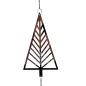 Preview: Dekohänger Weihnachten 2er-Set – Tannenbaum & Stern aus Edelstahl-Mix, ca. 50 cm