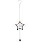 Preview: Dekohänger Weihnachten 2er-Set – Tannenbaum & Stern aus Edelstahl-Mix, ca. 50 cm