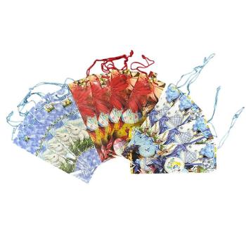 TOKER COLLECTION® Geschenk-Tragetasche Oster Geschenktüten, Flaschentüten für Wein (12 er PackSt), 3 verschieden Ostermotive