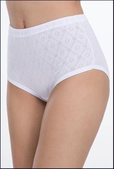 TOKER COLLECTION® Damen Taillenslip mit Jaquardmuster 6er Pack