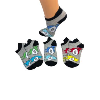 RIESE Sneakersocken Socks for Kids Packung, 3er Pack, mit eingestrickten Rennautos
