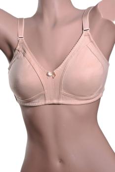 TOKER COLLECTION® Damen BH ohne Bügel aus weicher Baumwollmischung mit Modal (Sparset, 2er-Pack)