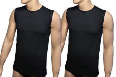 TOKER COLLECTION® Muskelshirt  Herren Tanktop,Jersey (Packung, 2 Stück) Unifarben