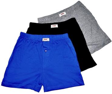TOKER COLLECTION® Herren Boxershort 3er Pack 100% Baumwolle mit Logo auf dem Taillengummi
