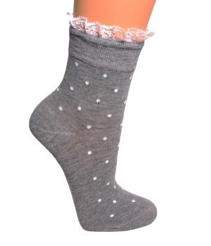 RS Komfortsocken mit Rüschenrand