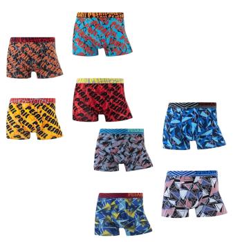 Boxershorts Kinder Boxershort Jungen bunte Unterhosen(Packung, 4er Pack) Logoschriftzug