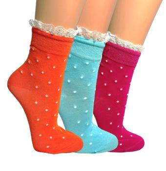 RS Komfortsocken mit Rüschenrand