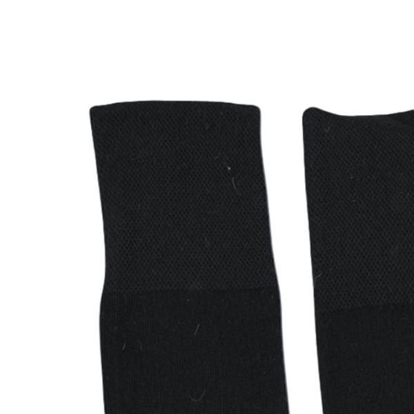 Kniestrümpfe Extra Wellness-Rand ohne Gummidruck schwarz 3-teilig