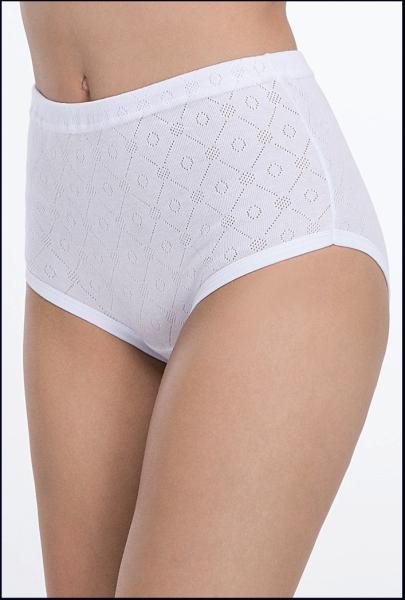 TOKER COLLECTION® Damen Taillenslip mit Jaquardmuster 6er Pack