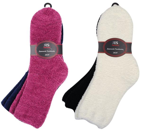 RIESE Kuschelsocken für Damen superweich und warm (Packung, 2 Paar)