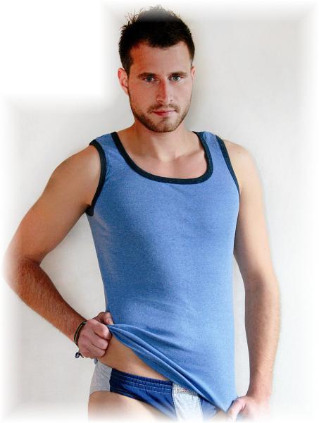 Achselhemd Achselhemd Herren Unterhemd meliert im 6er Pack,Restposten