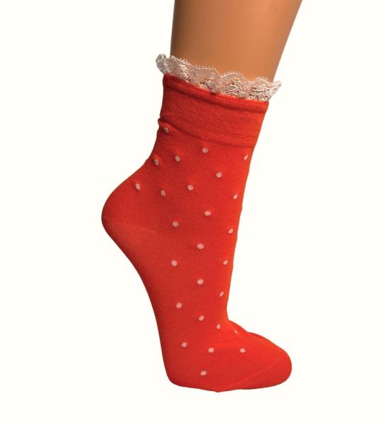 RS Komfortsocken mit Rüschenrand