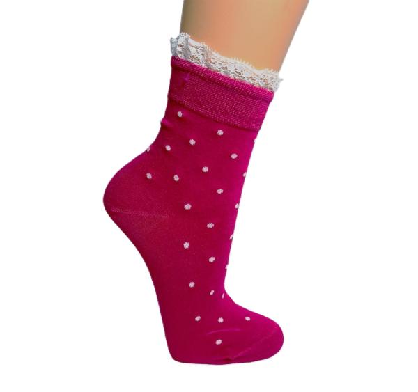 RS Komfortsocken mit Rüschenrand