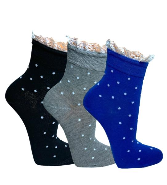 RS Komfortsocken mit Rüschenrand