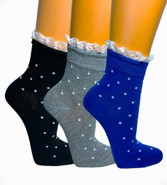 RS Komfortsocken mit Rüschenrand