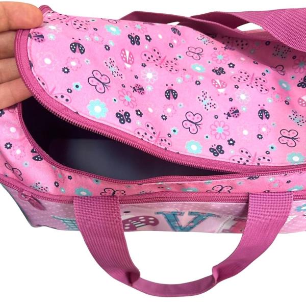 UNDERCOVER Reisetasche Sporttasche Love , Design mit Blumen und Schmetterlingen