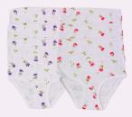 TOKER COLLECTION® Taillenslip Damen Jaquardslip bunt 6er Pack, 100% Baumwolle, kochfest, Blümchen