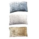 VIVA  Fellkissen Dekokissen Kuschelfell tip white 45 x 45 oder 30 x50 Kissenhülle mit Füllung