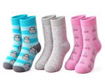 RIESE Freizeitsocken Mädchen Strümpfe (Packung, 3er - Pack) eingestrickte Motive