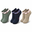 RIESE Sneakersocken für Kids (Packung, 3 er - Pack) mit eingestricktem Segelschiff am Bund