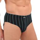 Herren Slip aus Microfaser  2er Pack mit farbigen Streifen