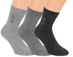 RIESE Kurzsocken Herren Kurzschaftstrumpf 3er Pack ohne Gummi (Packung, 3 Paar) Handgekettelte Fußspitze