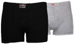 TOKER COLLECTION® Boxershorts Herren 2er Pack mit Logo auf dem Taillenbund