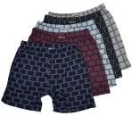 TOKER COLLECTION® Herren Boxershort kariert Gr. S, 5er Pack Logostickerei am Bund
