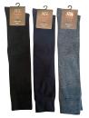 RS Harmony EXTRA Herren Kniestrümpfe Baumwolle – 3 Paar Schwarz, Marine & Anthrazit