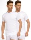 TOKER COLLECTION® T-Shirt Herren Basic T-Shirt 2er Pack Rundhals Ausschnitt aus Baumwolle
