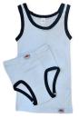 TOKER COLLECTION® Unterhemd Jungen Garnitur 2er Set je 2x Hemd und 2x Slip aus reiner Baumwolle
