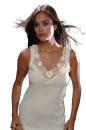 TOKER COLLECTION® Achselhemd Damen Unterhemd mit extra breiter Spitze