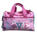 UNDERCOVER Reisetasche Sporttasche Love , Design mit Blumen und Schmetterlingen